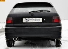 FOX Sportauspuff Komplettanlage ab Kat Opel Astra F CC 2x80mm