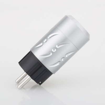 Viborg VE502R Rhodium plated Pure Copper Schuko Power plug EU Type Connector