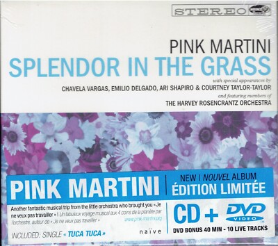 CD + DVD - PINK MARTINI - Splendor in the grass - NEU