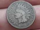 1868 Indian Head One Cent Penny- About Good Details