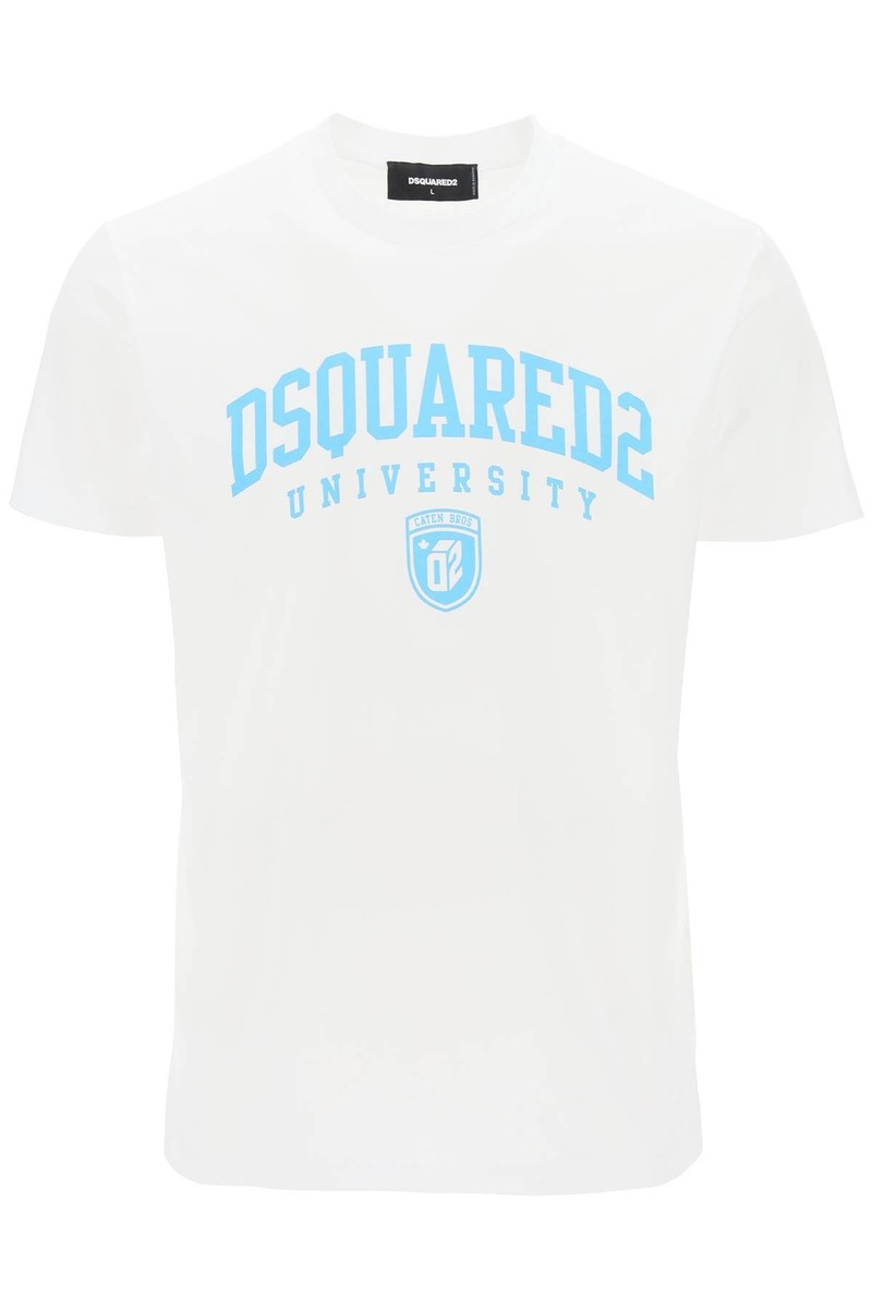 dsquared2 stamp chest logo t shirt