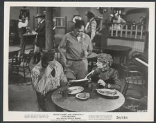 @Col Gun Brothers ’56 ON SET CANDID BUSTER CRABBE DIRECTOR SIDNEY SALKOW WESTERN