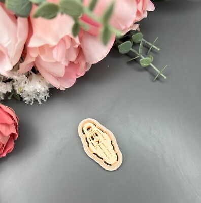 Skelett Polymer Clay Cutter | 3D-gedrucktes Tonwerkzeug | IrisCrafts7 UK
