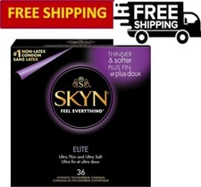 SKYN Elite Ultra-Thin Lubricated Latex-Free Condoms, 36 Count