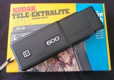 Kodak Tele-Ektralite 600 Camera w/ Outer Box  Papers. Tested/working 