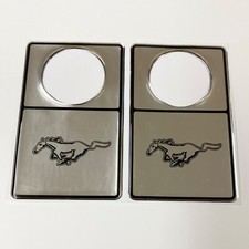 Ford Mustang Cobra Pony Gt Mach 1 One 2 Key Guards Emblems Wheels Trim Chrome Ford Mustang Cobra Pony Gt Mach 1 One 2 Key Guards Emblems Wheels Trim Chrome