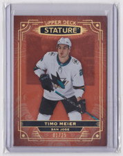2022-23 UD STATURE PHOTO VARIANT ORANGE PARALLEL 1/25 TIMO MEIER #52 SHARKS