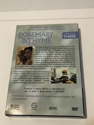 Rosemary & Thyme - Series 3 (DVD, 2007, 3-Disc Set) Felicity