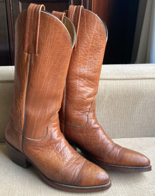 【FRYE】ウエスタンブーツ/レザー/ブラウン/8B USA FRYE Women's 6.5 B Boots Western Cowboy Genuine Brown Leather