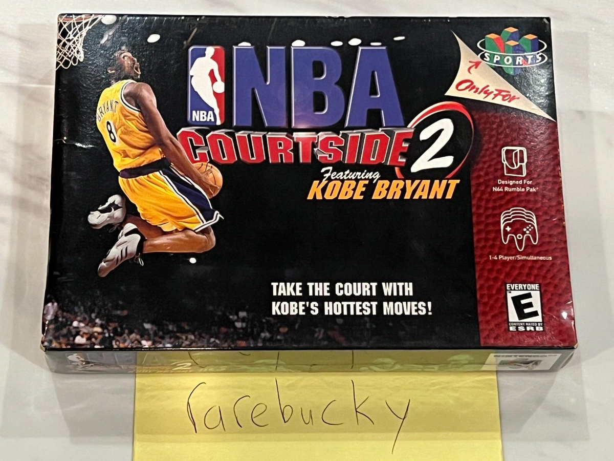 NBA Courtside 2 feat. Kobe Bryant (Nintendo 64 N64) NEW SEALED V