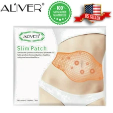 5-25 Pcs Slimming Patch Slim Belly Burn Abdomen Weight Loss Fat burning Pads