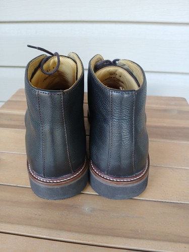Orvis Men Chukka Boots Brown Pebbled Leather Sz 9 - Picture 4 of 8