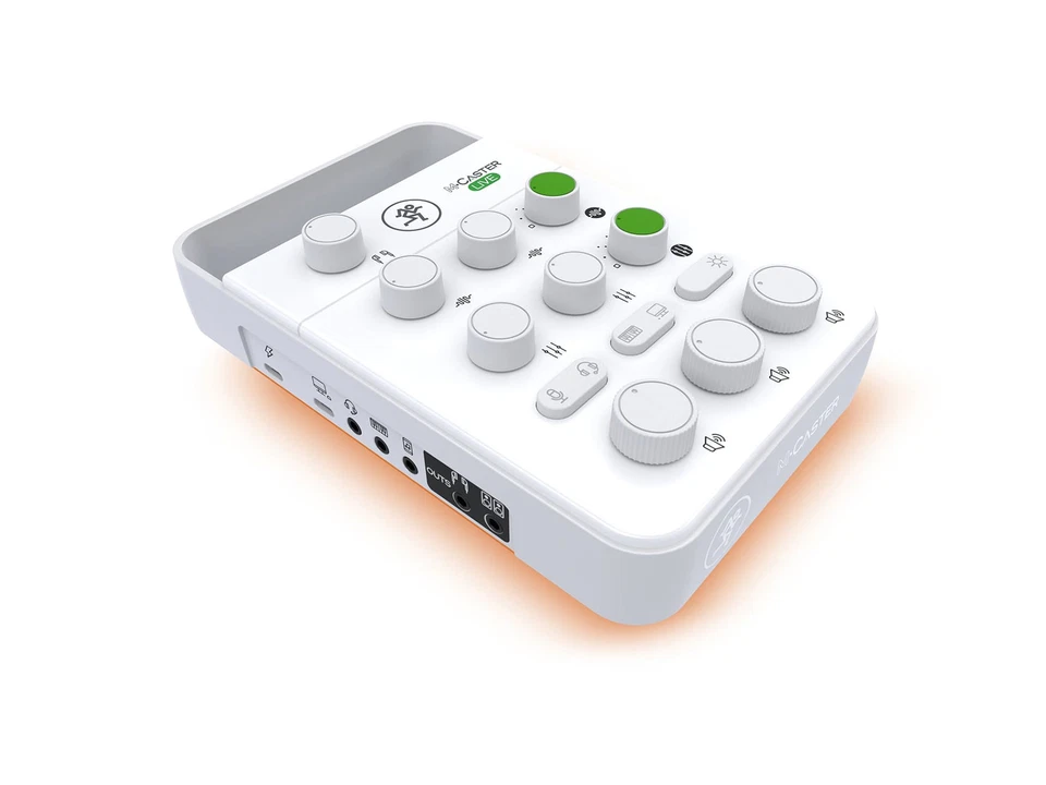 Mackie M Caster Live White Streaming Podcasting Smartphone/USB Mixer+Headphones - Image 4 of 4