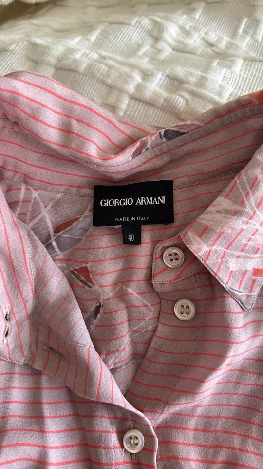 Blusa para mujer Giorgio Armani talla 40 primavera/verano lista para usar  Foto 3 de 4