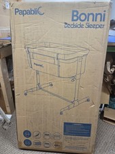 Papablic Baby Bassinet, Bedside Bassinet for Baby Gray