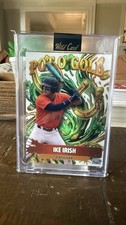Wild Card Pot O' Gold Ike Irish True 1/1 Baseball Trading Card
