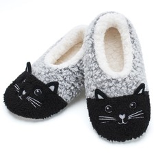 Cat Slippers for Women Non Slip Slipper Socks Size 7-8