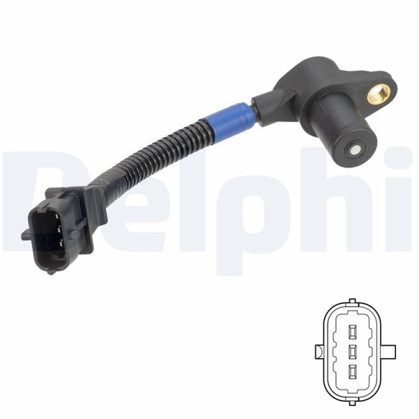 Kurbelwellensensor Impulsgeber Delphi SS11240 FüR Sorento JC KIA 1 Crdi-image