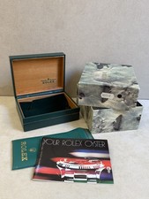 ROLEX EXPLORER 1655 BOX WITH STICKERS 67.00.08 ARROW BOX ‘80 WITH BOOK