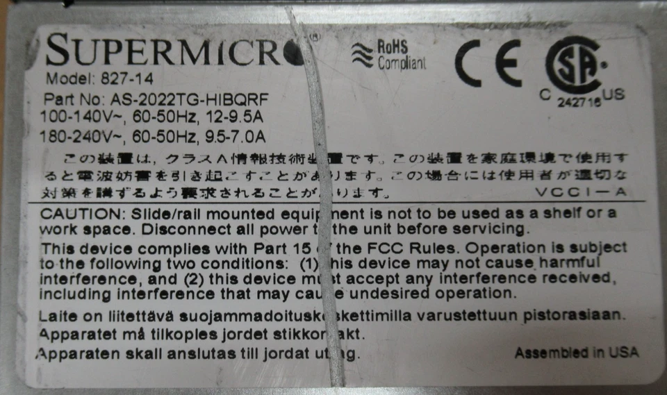 Supermicro CSE-827 4x H8DGT-HIBQF Nodes 8x AMD 6275 2.3GHz 320GB DDR3 Server - Image 3 of 4