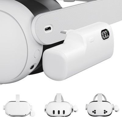 Battery Pack for Meta Quest 3/3S and 2, Accessories for Oculus Quest 2/3/3S, 500