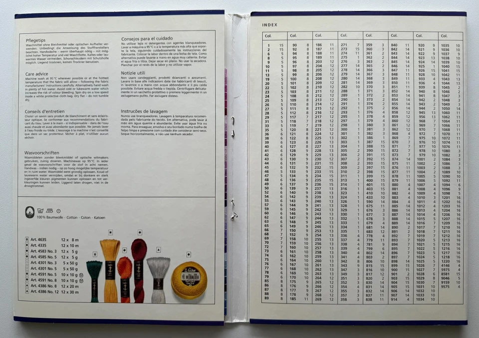 Anchor Embroidery Threads Colour Card Needlework Cross Cross Stitch - Image 4 of 4