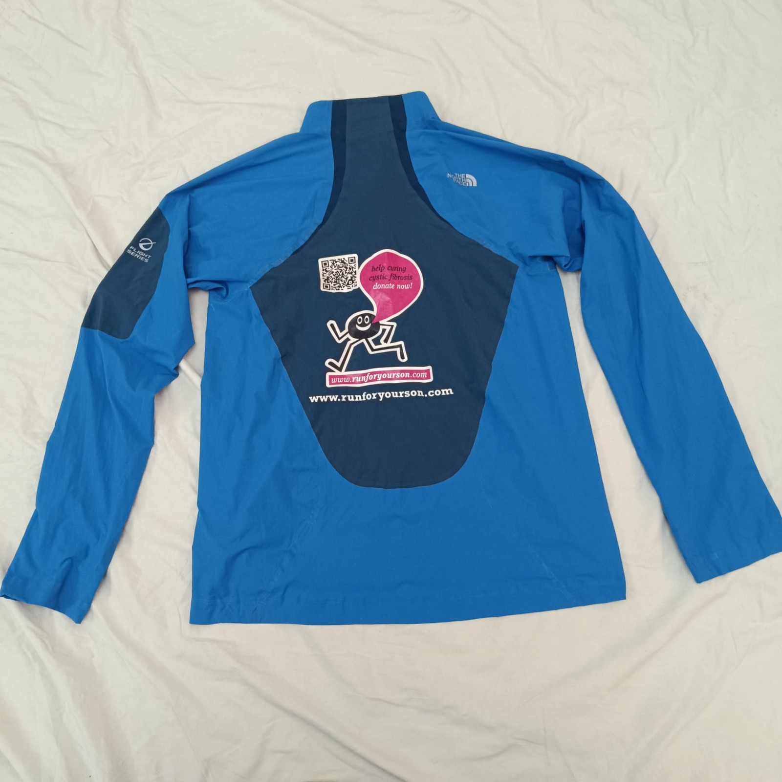 The North Face Jacket Running Rare Mens Blue Philips Nylon Flight Series Size M image 10