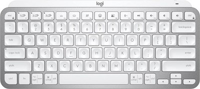 Logitech MX Keys Mini Minimalist Wireless Illuminated Keyboard Pale Grey