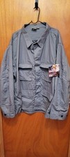 PROPPER MENS BDU 4-POCKET COAT / SHIRT - GRAY  XXXX-LARGE REGULAR / NEW