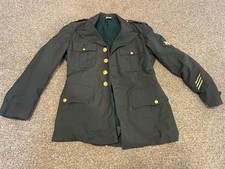 US Army Coat Mens 37S Dress Uniform Greens National Guard 38th Infantry Indiana