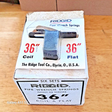 Box Of 6 Ridgid 31730 Coil/Flat Spring Assy For 31035 Wrench NOS FREE SHIPPING
