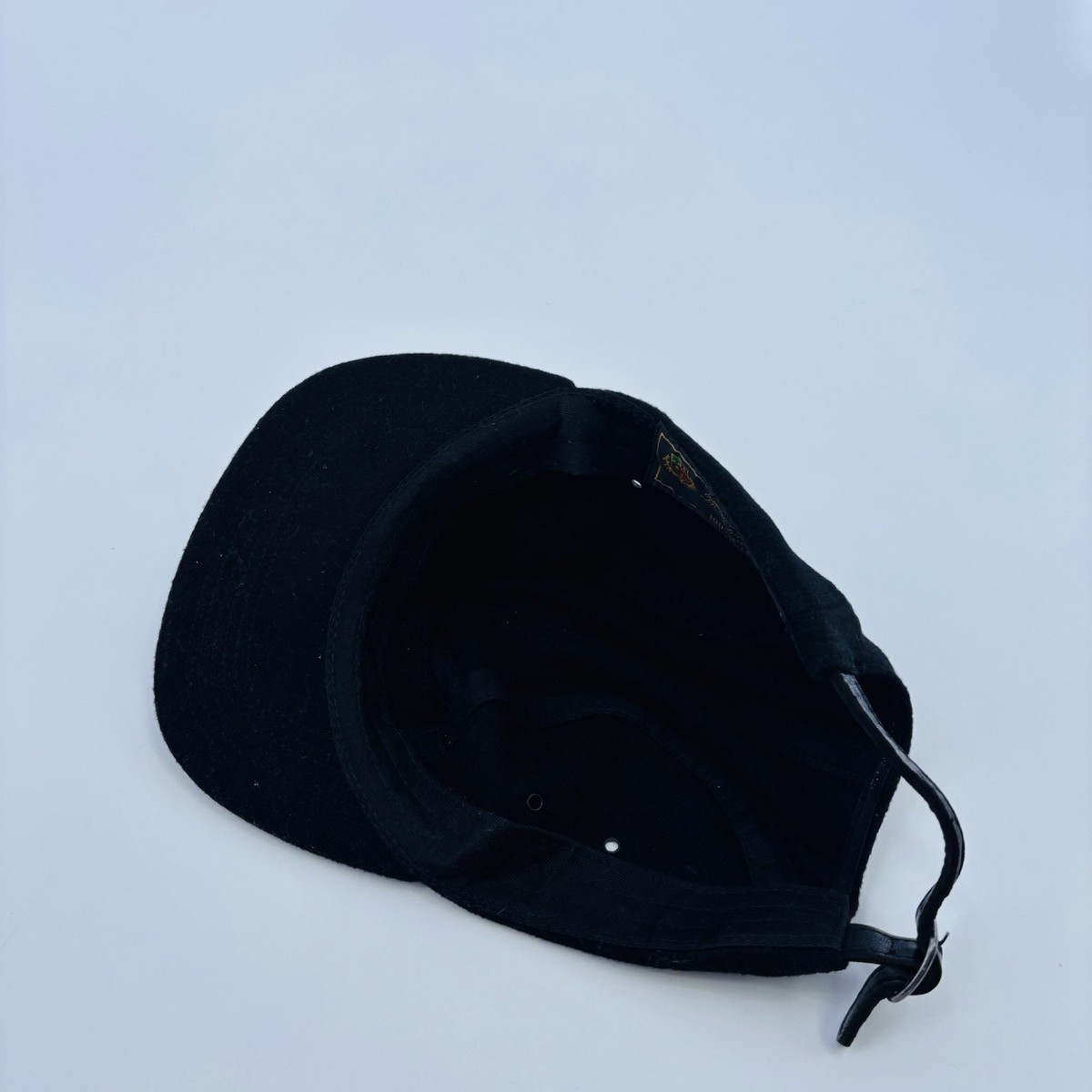 SUPREME Loro Piana Capolavoro Wool Camp Hat Cap Black Box Logo