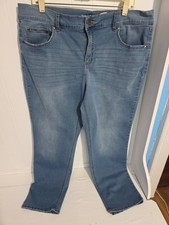 Terra  Sky Womens Size 18W Straight 5 Pocket Blue Jeans