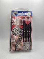 Vintage Unicorn Satinlux Darts 20g Satin Chrome Slim Line Case.
