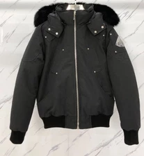 Winter Classic Warmth Moose Knuckles Scissors Down Jacket Rivet Hoodie Coat