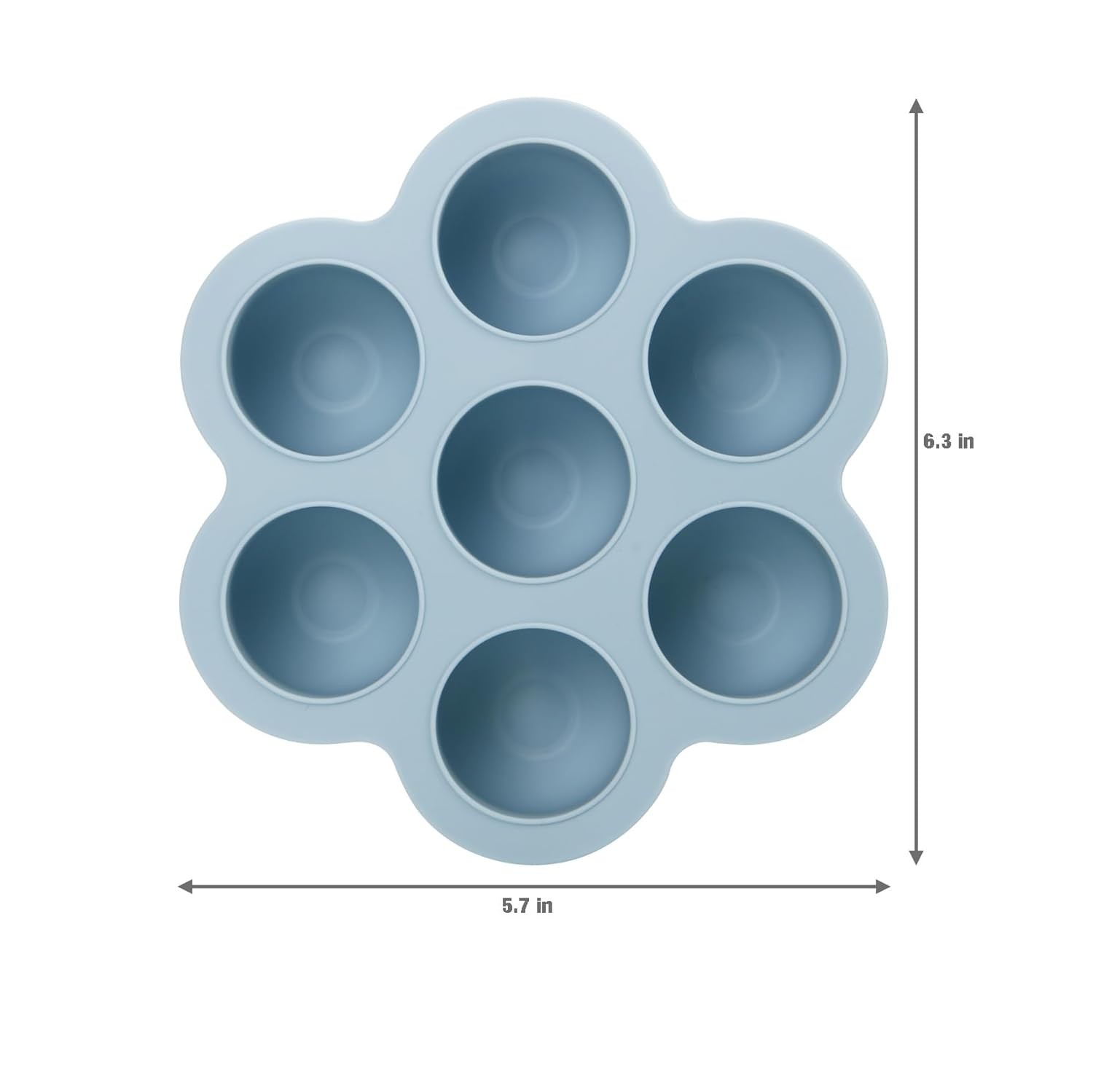 PandaEar 3 Pack Baby Food Freezer Tray with Lids, Blue/Green/Carnation 