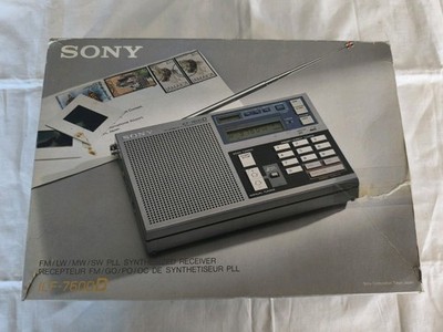 Sony ICF-7600D World Receiver Complete with Original Box + Accessories