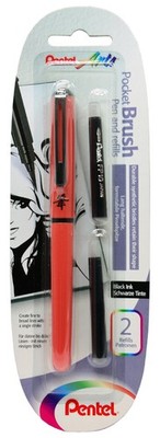 PentelArts Brush Pen Pinselstift Gehäuse: orange