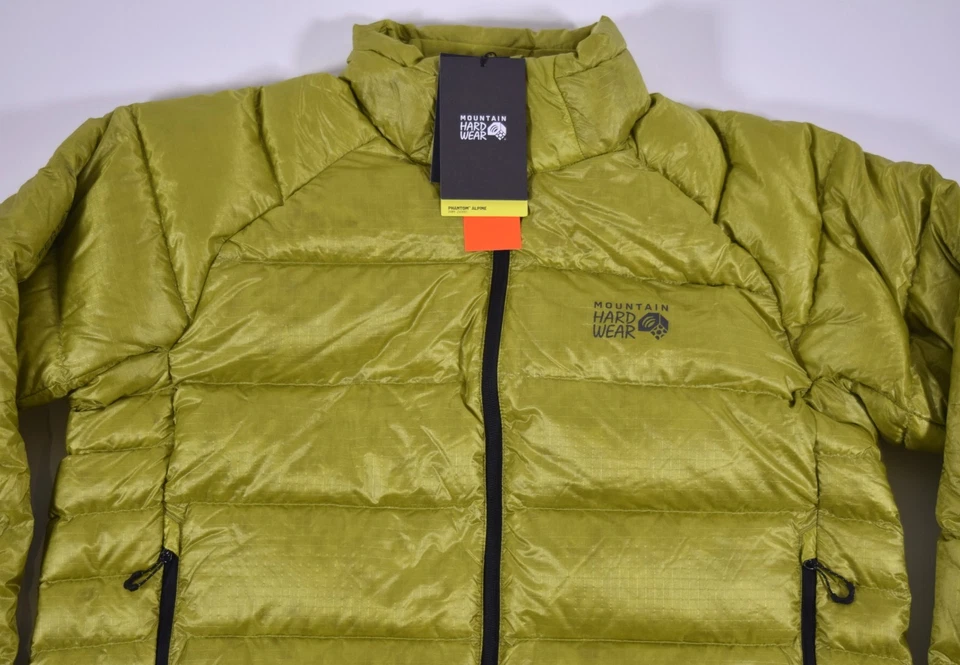 2025 NWT Mens Mountain Hardwear Phantom Alpine Down Jacket $400 L green packable - Image 3 of 4