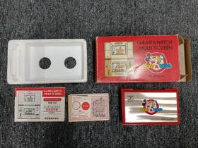 NINTENDO Game Watch Multi Screen Mickey Donald DM-53 LCD Handheld 1982 Japan