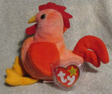 Ty Beanie Baby Doodle the Rooster  DOB 3-8-96 MWMT Free Shipping