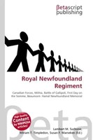 Royal Newfoundland Regiment Lambert M. Surhone (U. A.) Taschenbuch Englisch 2026