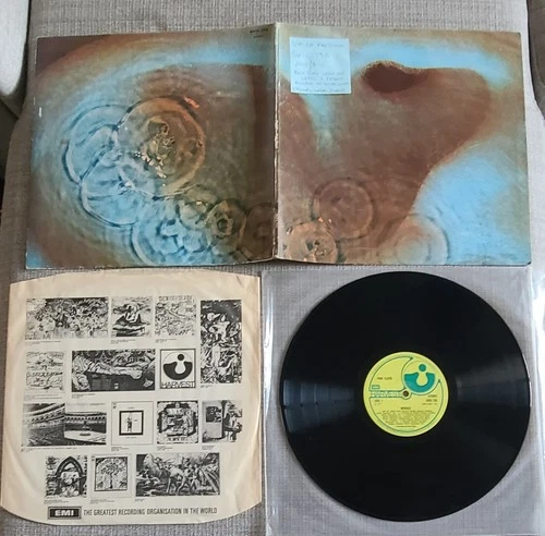 PINK FLOYD-MEDDLE-ORIGINAL UK 1st PRESS LP ON HARVEST RECORDS-1971-SHVL 795