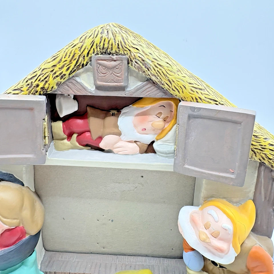 Marco de fotos auténtico vintage 3D Blancanieves 7 enanos parques Disney Foto 2 de 4