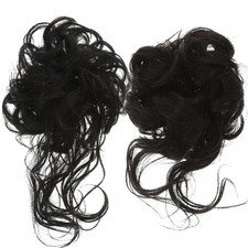 2pcs Messy Bun Hairpiece Curly Bun Hair Pieces Updo Curly Bun Hair Pieces