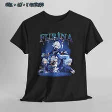 Genshin Impact Tee, furina Design, Gamer Shirt, Anime Graphic Top, Unisex