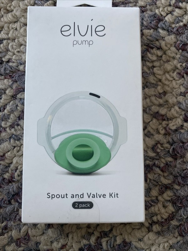 Elvie Pump - Spout and Valve Kit  (2 Pack)  Teal -