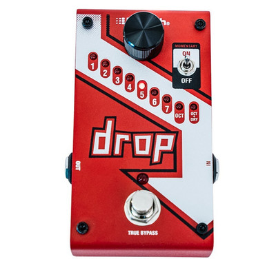 Digitech 'The Drop' polyphones Drop Tuner Gitarren-Effektpedal. DROP-V-02