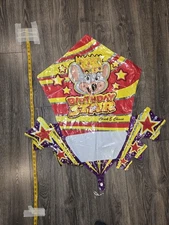 HUGE Chuck E Cheese Balloon Rare Vintage 38×34.5 CEC Munch's Band Showbiz Pizza 