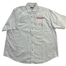 Vintage Honda Men’s Tri-Mountain Workers Button Down Collared Shirt 2-sided XL